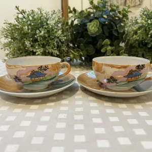 Juego dos tazas