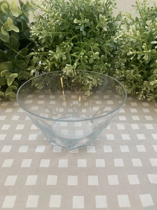 Juego 5 cuencos cristal fino