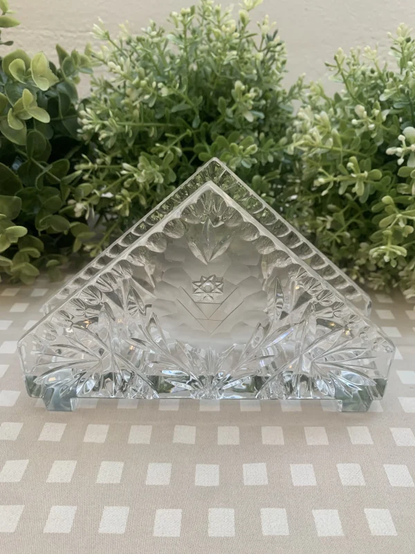 Servilletero cristal de Bohemia