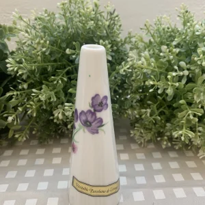 Violetero Limoges flores violetas