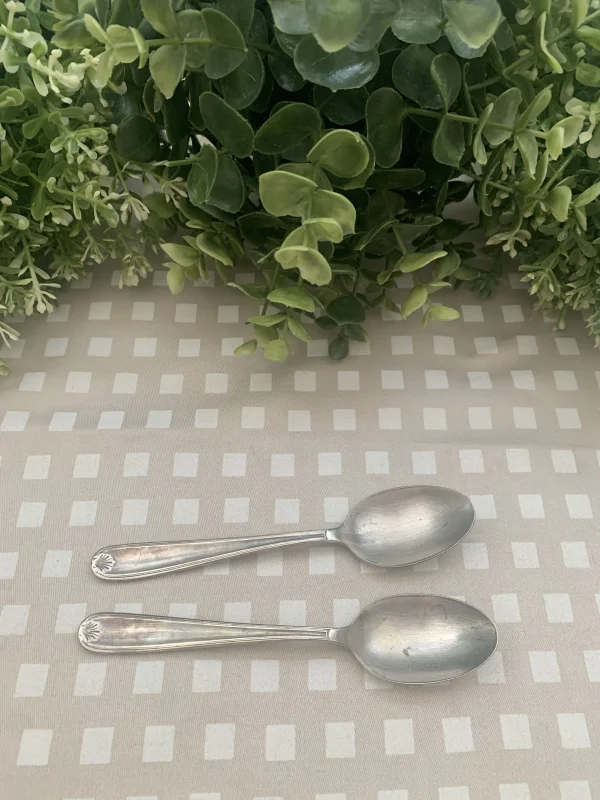 Pareja cucharas café Christofle