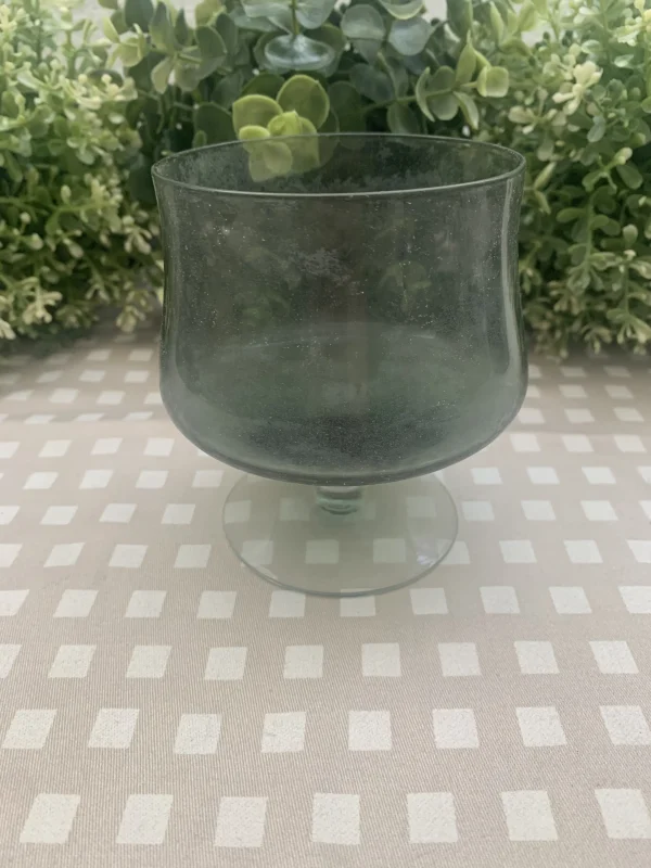 Juego 5 copas cocktail cristal ahumado