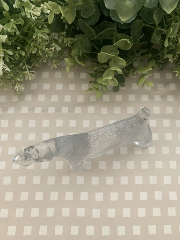 Figura decorativa perro cristal - Imagen 2
