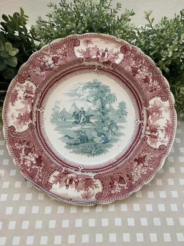 Plato de porcelana